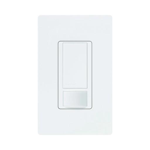 [LUTRON_MSOPS2WH] Lutron (XCT) Apagador con sensor de presencia, para espacios pequeños depósitos, armario, vestidores, alacena, cocina, lavandería, etc.