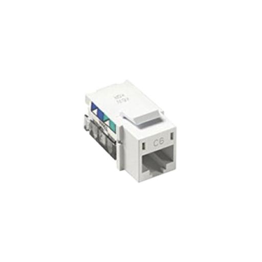 [LUTRON_CON1PC6WH] Lutron Adaptador jack telefonico Cat 6 (8 pin) Phone