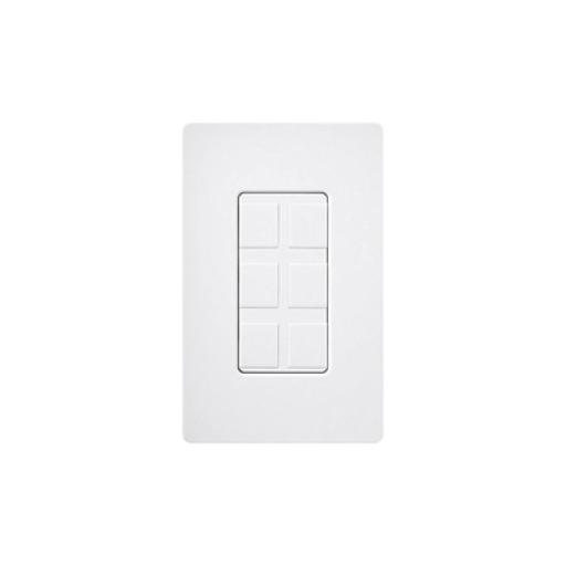 [LUTRON_CA6PFWH] Lutron Caja de pared para contactos varios, 6 mini espacios.