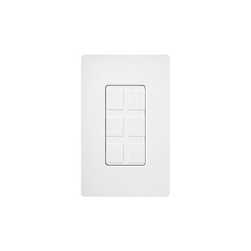 [LUTRON_CA6PFWH] Lutron Caja de pared para contactos varios, 6 mini espacios.