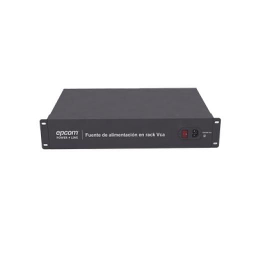 [EPCOM_RK-24AC-20A] Epcom Fuente 24 Vca / Industrial / Tipo RACK / 20 Amperes / 16 salidas / 1.25 Amperes por salida administrada / 2.5 Amperes por salida máxima