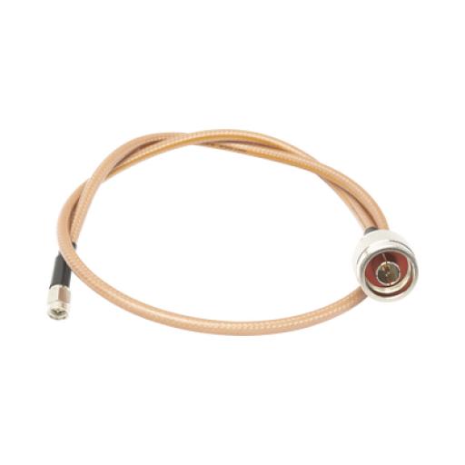 [EPCOM_SN142KSMA60] Epcom Jumper con Cable LP142 de 60 cm, con Conectores N Macho a SMA Macho (Hasta 8 GHz).