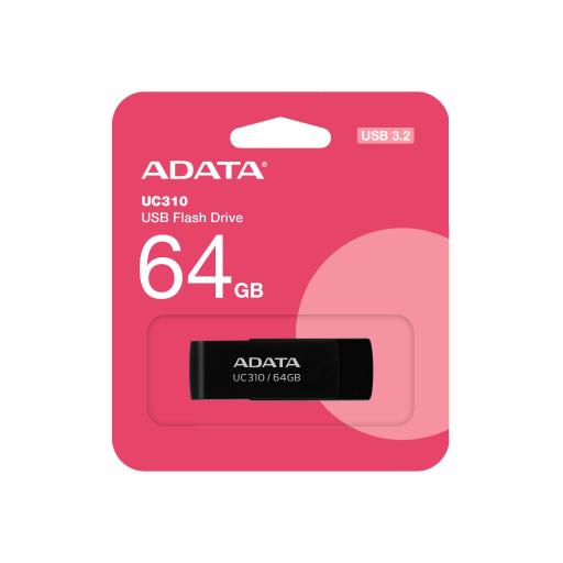 [ADATA_UC310-64G-RBK] ADATA MEMORIA FLASH ADATA UC310 64GB USB 3.2 NEGRO (UC310-64G-RBK)