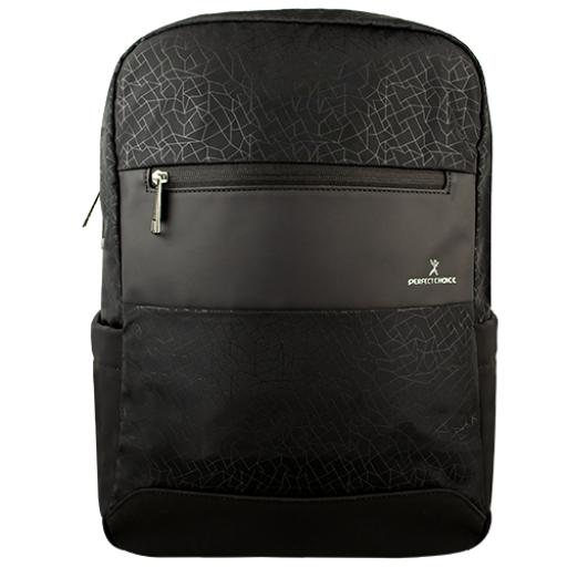 [PERFECTCHOICE_PC-084167] Perfect Choice Mochila Perfect Choice Phenix para Laptop 15.6"-17" Color Negro