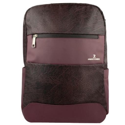 [PERFECTCHOICE_PC-084174] Perfect Choice Mochila Perfect Choice Phenix para Laptop 15.6"-17" Color Tinto
