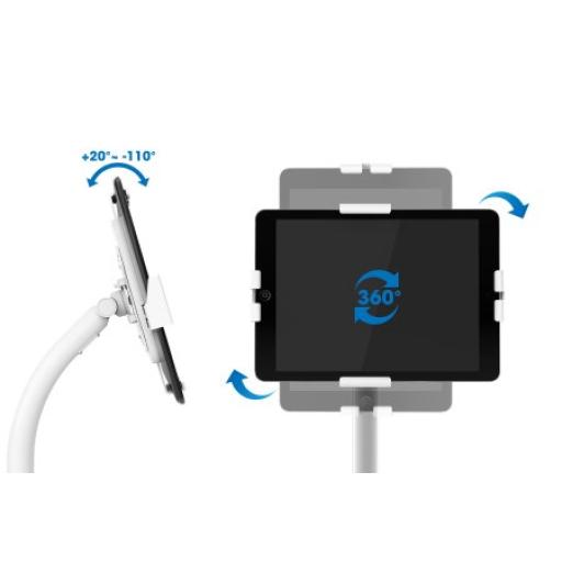 [MANHATTAN_406345] Soporte antirrobo de piso para Tablet o iPad Manhattan.