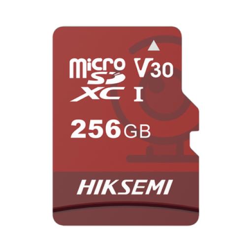 [HIKSEMIBYHIKVISION_HS-TF-E1/256G] HIKSEMI by HIKVISION Memoria microSD / Clase 10 de 256 GB / Especializada Para Videovigilancia (Uso 24/7) / Compatibles con cámaras HIKVISION y Otras Marcas / 95 MB/s Lectura / 55 MB/s Escritura