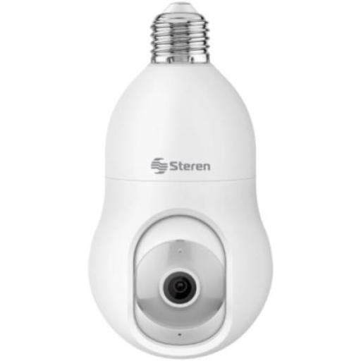 [STEREN_CCTV-238] Steren Cámara de Seguridad Steren Wi-Fi 3MP Robotizada con Seguidor de Movimiento para Socket