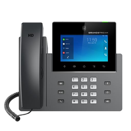 [GRANDSTREAMNETWORKS_GXV3450] Grandstream Networks Teléfono IP Android 11, 16 líneas SIP con 12 cuentas, pantalla táctil  5", puertos Gigabit, Wi-Fi, Bluetooth, PoE, codec Opus, IPV4/IPV6 con gestión en la nube GDMS