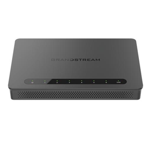 [GRANDSTREAMNETWORKS_GWN7002] Grandstream Networks Router Gigabit VPN / Balanceador de cargas / 30,000 sesiones NAT /  4 puertos 10/100/1000 Mbps + 2 puertos SFP (WAN/LAN) / 1 puerto entrada PoE(af/at) / 2 puertos salida PoE (af/at) / Compatible con GWN Cloud.