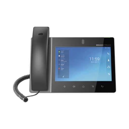 [GRANDSTREAMNETWORKS_GXV3480] Grandstream Networks Teléfono IP Android 11, 16 líneas SIP con 16 cuentas, pantalla táctil  8", puertos Gigabit, Wi-Fi, Bluetooth, PoE, codec Opus, IPV4/IPV6 con gestión en la nube GDMS