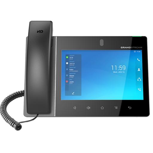 [GRANDSTREAMNETWORKS_GXV3480] Grandstream Networks Teléfono IP Android 11, 16 líneas SIP con 16 cuentas, pantalla táctil  8", puertos Gigabit, Wi-Fi, Bluetooth, PoE, codec Opus, IPV4/IPV6 con gestión en la nube GDMS