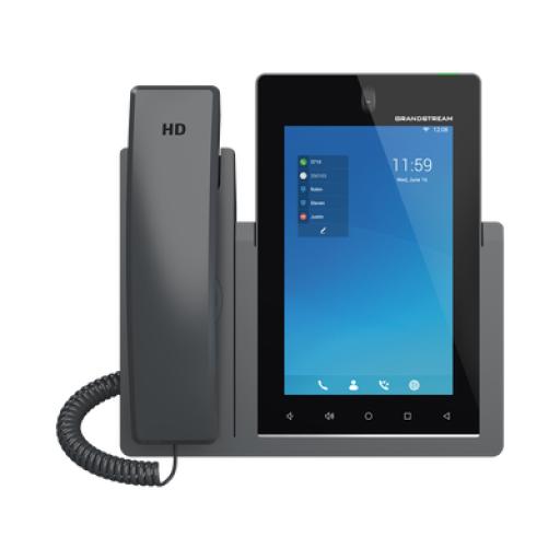 [GRANDSTREAMNETWORKS_GXV3470] Grandstream Networks Teléfono IP Android 11, 16 líneas SIP con 16 cuentas, pantalla táctil  7", puertos Gigabit, Wi-Fi, Bluetooth, PoE, codec Opus, IPV4/IPV6 con gestión en la nube GDMS