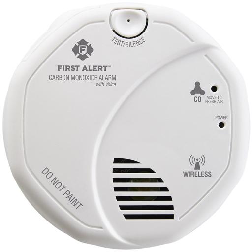[FIRSTALERT_CO511B] First Alert Alarma de monóxido de carbono (CO) interconectada inalámbricamente con voz y ubicación de la alerta