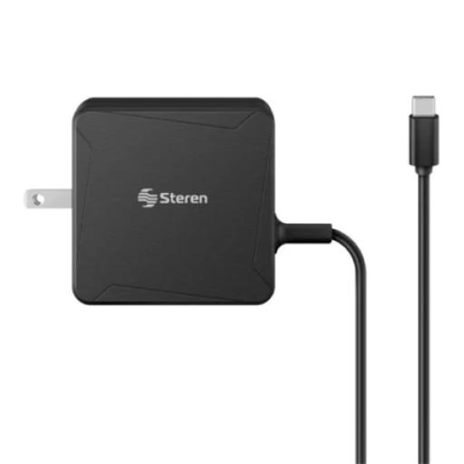 [STEREN_COM-1395] Steren Cargador Steren USB-C 65W Power Delivery Color Negro