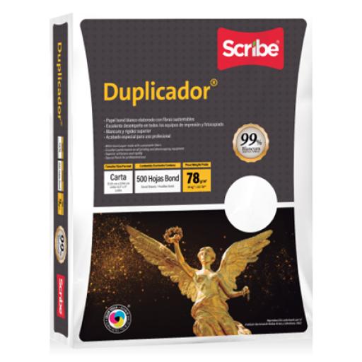 [SCRIBE_5236] Scribe Papel Cortado Scribe Duplicador 99% de Blancura 78gr Caja C/5000 Hojas