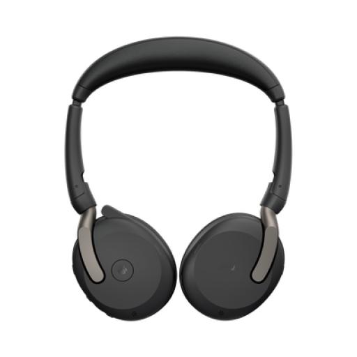 [No SKU] Jabra Jabra Evolve2 65 Flex, Auricular stereo versión MS, dongle USB-A con cancelación de ruido (26599-999-999) 