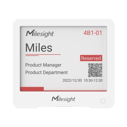 [No SKU] MILESIGHT Display para notas con tecnología Lora