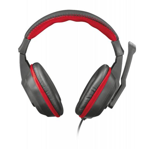 [TRUST_21953] Trust Audífonos Gamer Ziva, Alámbrico, 1.8 Metros, 3.5mm, Negro/Rojo