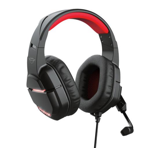 [TRUST_24030] Trust Audífonos Gamer GXT 448 Nixxo para Laptop/PC, Alámbrico, 2.3 m