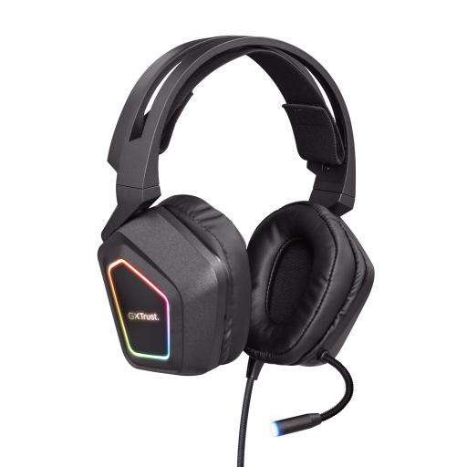 [TRUST_23191] AUDIFONOS TRUST GXT (23191) 450 BLIZZ RGB 7.1 VIRTUAL, USB 2.0