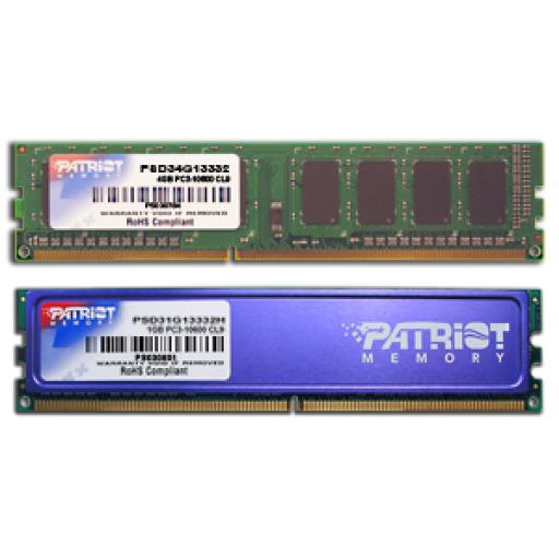 [PATRIOT_PSD34G13332] MEMORIA DIMM DDR3 PATRIOT (PSD34G13332) SIGNATURE4GB 1333MHZ,CL9