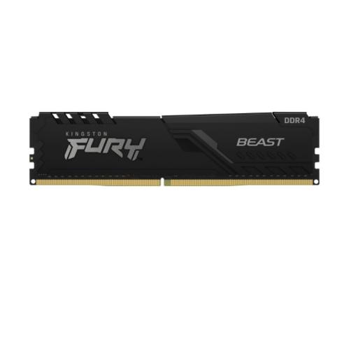 [KINGSTONTECHNOLOGY_KF426C16BB/4] Kingston technology MEMORIA DIMM DDR4 KINGSTON (KF426C16BB/4) 4GB (1X4GB) 2666MHZ,NON-ECC, FURY BEAST BLACK, CL16