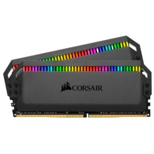 [CORSAIR_CMT16GX4M2C3200C16] MEMORIA DIMM DDR4 CORSAIR (CMT16GX4M2C3200C16) 16G 3200MHZ (2X8GB) DOMINATOR PLATINUM RGB NEGRO CL16