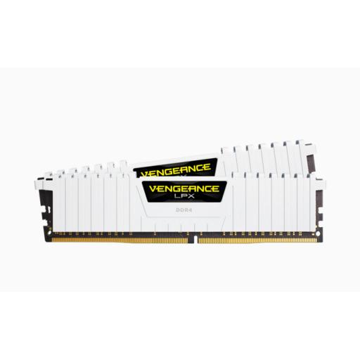 [CORSAIR_CMK16GX4M2E3200C16W] MEMORIA DIMM DDR4 CORSAIR (CMK16GX4M2E3200C16W) 16GB 3200MHZ (2X8GB) VENGEANCE LPX BLANCO CL16
