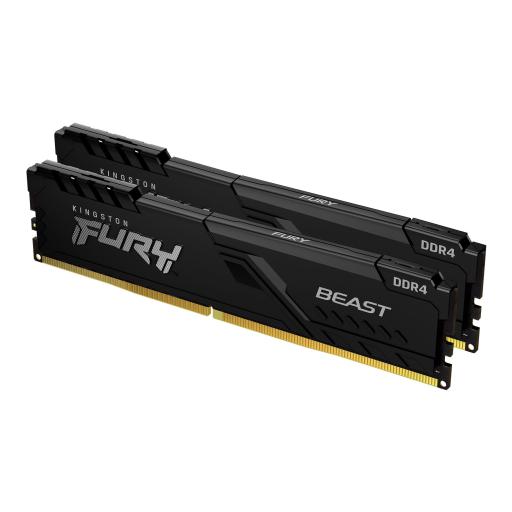[KINGSTONTECHNOLOGY_KF432C16BBK2/16] Kingston technology MEMORIA DIMM DDR4 KINGSTON (KF432C16BBK2/16) 16GB(2X8GB) 3200MHZ, FURY BEAST BLACK, CL16