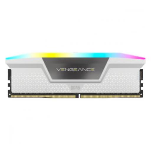 [CORSAIR_CMH64GX5M2B5200C40W] MEMORIA DIMM DDR5 CORSAIR (CMH64GX5M2B5200C40W) 64GB (2X32GB) 5200MHZ VENGANCE RGB BLANCO