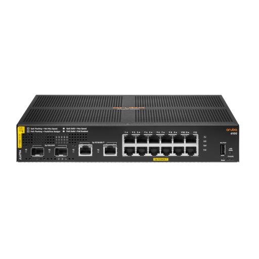 [HPE_JL679A] HPE Aruba 6100 12G CL4 2SFP+ 139W Swch