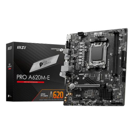 [MSI_PRO A620M-E] Tarjeta Madre MSI Micro-ATX PRO A620M-E, S-AM5, AMD A620
