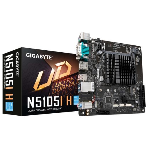 [GIGABYTE_N5105I H] Tarjeta Madre Gigabyte Mini-ITX N5105I H Intel Celeron N5105 Integrada
