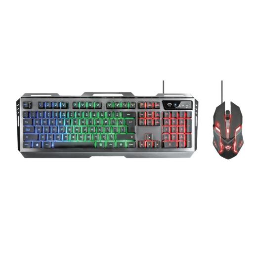[TRUST_22460] Kit Gamer de Teclado y Mouse Trust GXT 845 Tural Alámbrico USB