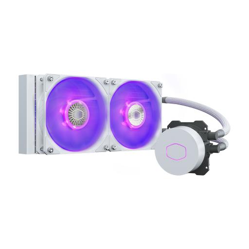 [COOLERMASTER_MLW-D24M-A18PC-RW] VENTILADOR P/CPU COOLER MASTER (MLW-D24M-A18PC-RW) ML240L V2 RGB WHITE EDITION