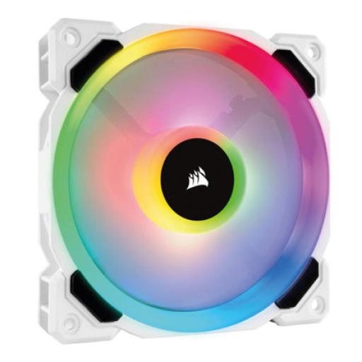 [CORSAIR_CO-9050091-WW] VENTILADOR GABINETE CORSAIR (CO-9050091-WW) LL120RGB LUZ DUAL, 120MM, BLANCO