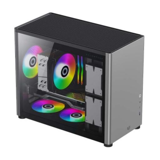 [BALAMRUSH_BR-935371] BALAMRUSH GABINETE BALAM RUSH (BR-935371) ERIS SPECIAL GI985,MICRO ATX,1*USB 3.0,1*USB C,CRISTAL TEMP,GRIS