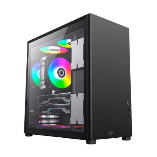 [BALAMRUSH_BR-935661] BALAMRUSH GABINETE BALAM RUSH (BR-935661) ERIS JET GM985,ATX,1*USB 3.0,1*USB C,CRISTAL TEMP,NEGRO