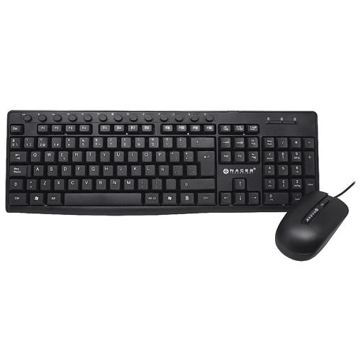 [NACEBTECHNOLOGY_NA-112N] Naceb Technology KIT TECLADO Y MOUSE NACEB (NA-112N) USB MUL. A PRUEBA DE AGUA.