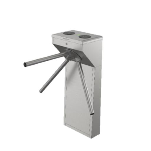 [No SKU] Hikvision Digital Technology Torniquete Trípode de Acero Inoxidable con Indicadores de Entrada-Salida / Apertura en Caso de Emergencia / Integrable con cualquier Sistema de Control de Acceso