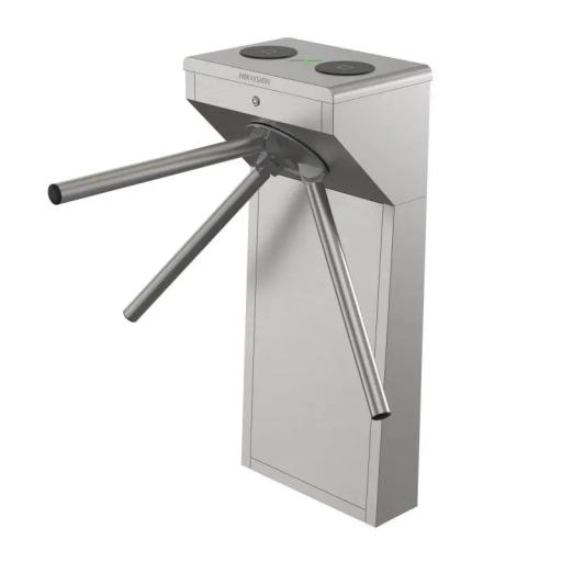 [No SKU] Hikvision Digital Technology Torniquete Trípode de Acero Inoxidable con Indicadores de Entrada-Salida / Apertura en Caso de Emergencia / Integrable con cualquier Sistema de Control de Acceso