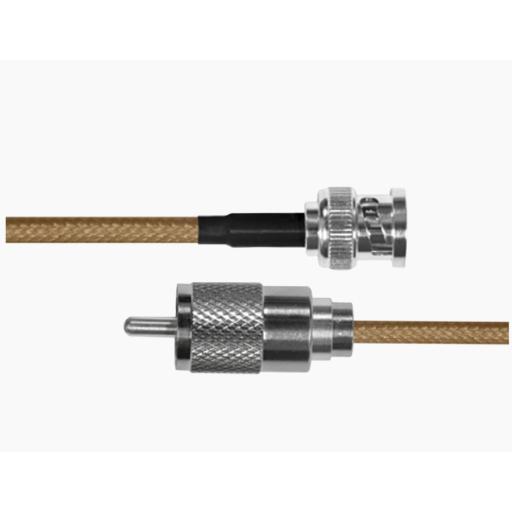 [EPCOM_SBNC142KUHF30] Epcom (1 pza) Jumper con cable LP142, conectores BNC Macho/UHF (PL-259) Macho.