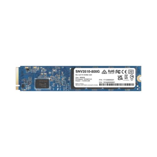 [SYNOLOGY_SNV3510800G] Synology SSD 800GB NVMe M.2 22110, diseñada para Synology NAS con ranuras M.2 integradas