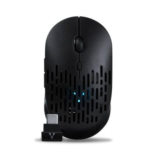 [VORAGO_MO-208] Vorago MOUSE VORAGO INALAMBRICO TIPO C Y BT 2400 DPI RECARGABLE NEGRO MO-208