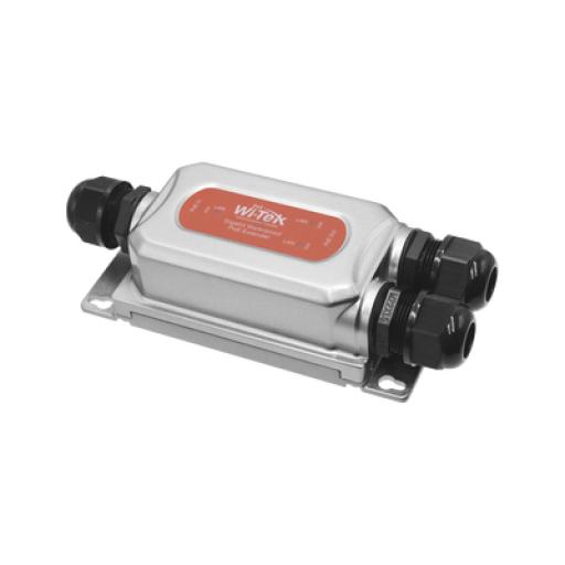 [WI-TEK_WI-POE21E-O] WI-TEK Extensor PoE para exterior / Entrada PoE de 60W y 2 salidas PoE de 30W / Protección IP68
