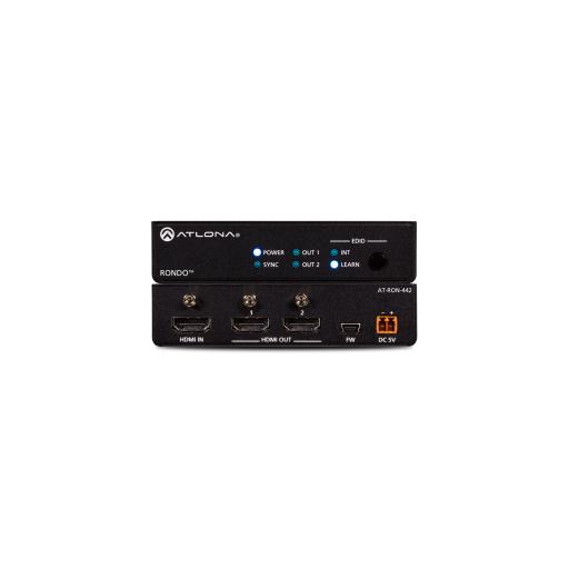 [ATLONA_AT-RON-442] ATLONA Amplificador de distribución HDMI de dos salidas / Distribución 4K HDR 