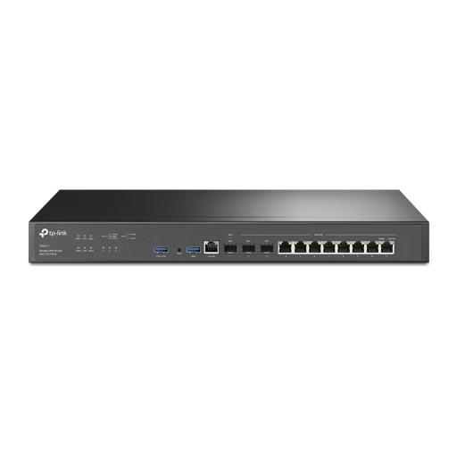 [TPLINK_ER8411] TPLINK Router Omada VPN /  SDN Multi-WAN 10G / 1 Puerto WAN SFP+ 10G / 1 Puerto WAN/LAN SFP+ 10G / 1 Puerto WAN/LAN SFP 1G / 8 puertos LAN/WAN 1G / 2 Puertos USB /2.3 Millones Sesiones Concurrentes / Administración Centralizada OMADA SDN.