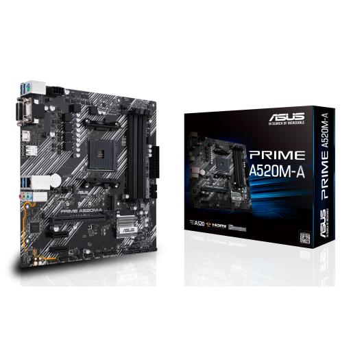 [ASUS_90MB17H0-M0EAYC] Tarjeta madre ASUS Micro ATX PRIME A520M-A II CSM S-AM4 AMD A520 128GB