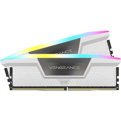 [CORSAIR_CMH32GX5M2B5200C40W] MEMORIA DIMM DDR5 CORSAIR (CMH32GX5M2B5200C40W) 32GB (2X16GB) 5200MHZ VENGANCE RGB BLANCO